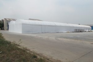 เต็นท์โกดัง เต็นท์คลังสินค้า อกาเต็นท์ผ้าใบ