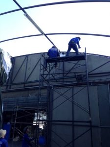 รับเปลี่ยนผ้าใบเต็นท์ขนาดใหญ่ อกาเต็นท์ผ้าใบ