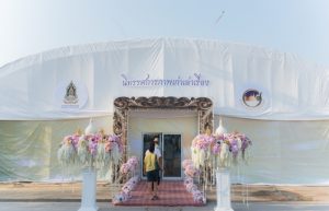 เต็นท์ผ้าใบติดแอร์ขนาดใหญ่ให้เช่า อกาเต็นท์ผ้าใบ