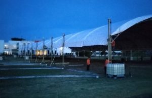 เต็นท์ผ้าใบทรงโค้ง เต็นท์ผ้าใบขนาดใหญ่ อกาเต็นท์ผ้าใบ