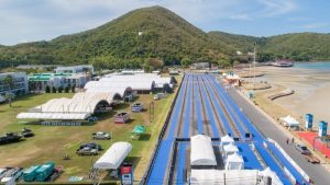 เต็นท์ผ้าใบทรงโค้งขนาดใหญ่ให้เช่า อกาเต็นท์ผ้าใบ