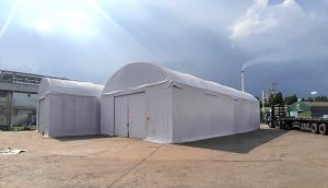เต็นท์โกดัง เต็นท์คลังสินค้า อกาเต็นท์ผ้าใบ