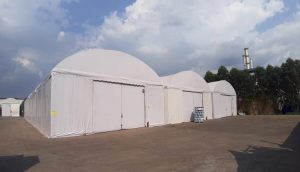 เต็นท์โกดัง เต็นท์คลังสินค้า อกาเต็นท์ผ้าใบ