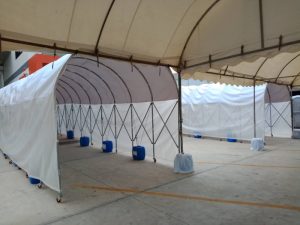 เต็นท์อุโมงค์ เต็นท์ยืดหดได้ อกาเต็นท์ผ้าใบ