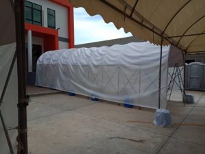 เต็นท์อุโมงค์ เต็นท์ยืดหดได้ อกาเต็นท์ผ้าใบ