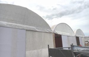 เต็นท์โกดัง เต็นท์คลังสินค้า อกาเต็นท์ผ้าใบ