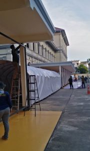 ต็นท์อุโมงค์ เต็นท์ยืดหดได้ อกาเต็นท์ผ้าใบ