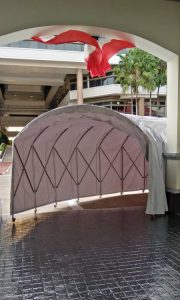 ต็นท์อุโมงค์ เต็นท์ยืดหดได้ อกาเต็นท์ผ้าใบ