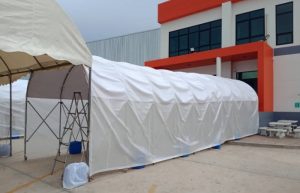 เต็นท์อุโมงค์ เต็นท์ยืดหดได้ อกาเต็นท์ผ้าใบ