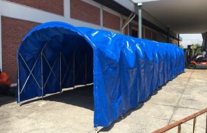 เต็นท์อุโมงค์ เต็นท์ยืดหดได้ อกาเต็นท์ผ้าใบ