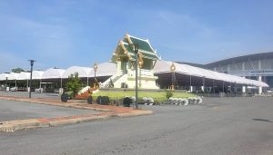 เต็นท์ผ้าใบให้เช่า เต็นท์ผ้าใบทรงโค้ง อกาเต็นท์ผ้าใบ 