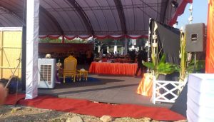 เต็นท์ผ้าใบให้เช่า เต็นท์ผ้าใบทรงโค้ง อกาเต็นท์ผ้าใบ 