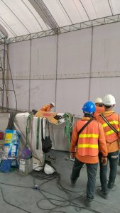 เต็นท์โกดัง เต็นท์คลังสินค้า อกาเต็นท์ผ้าใบ