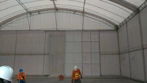 เต็นท์โกดัง เต็นท์คลังสินค้า อกาเต็นท์ผ้าใบ