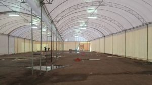 เต็นท์โกดัง เต็นท์คลังสินค้า อกาเต็นท์ผ้าใบ