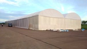 เต็นท์โกดัง เต็นท์คลังสินค้า อกาเต็นท์ผ้าใบ
