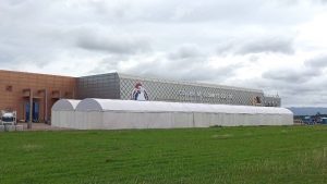 เต็นท์โกดัง เต็นท์คลังสินค้า อกาเต็นท์ผ้าใบ