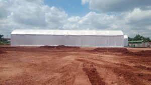 เต็นท์โกดัง เต็นท์คลังสินค้า อกาเต็นท์ผ้าใบ