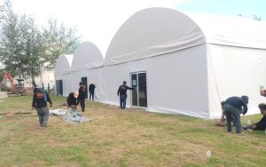 เต็นท์โกดัง เต็นท์คลังสินค้า อกาเต็นท์ผ้าใบ