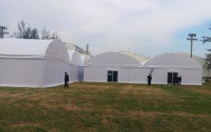 เต็นท์โกดัง เต็นท์คลังสินค้า อกาเต็นท์ผ้าใบ