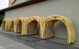 เต็นท์อุโมงค์ เต็นท์ยืดหดได้ อกาเต็นท์ผ้าใบ