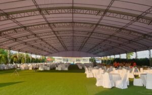 เต็นท์ผ้าใบทรงโค้ง เต็นท์ผ้าใบขนาดใหญ่ อกาเต็นท์ผ้าใบ