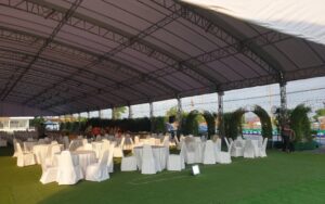 เต็นท์ผ้าใบทรงโค้ง เต็นท์ผ้าใบขนาดใหญ่ อกาเต็นท์ผ้าใบ