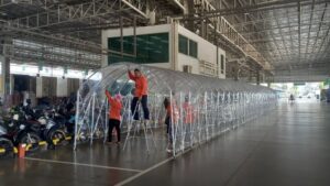 เต็นท์อุโมงค์ เต็นท์ยืดหดได้ อกาเต็นท์ผ้าใบ