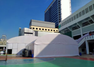 เต็นท์ผ้าใบติดแอร์ให้เช่า อกาเต็นท์ผ้าใบ